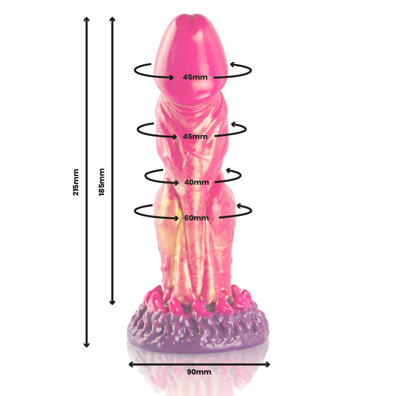 Epic Cerberus Dildo Mythological Fire | Niks.fi verkkokauppa