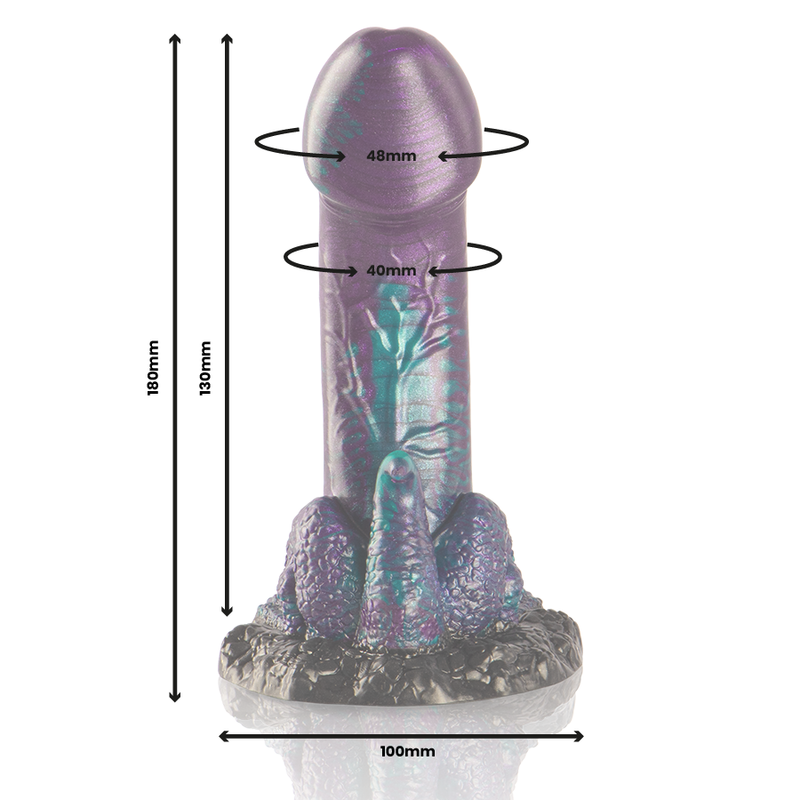 Epic Basilisk Dildo Double Scaly Pleasure Small Size | Niks.fi verkkokauppa