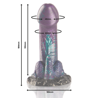 Epic Basilisk Dildo Double Scaly Pleasure Small Size | Niks.fi verkkokauppa