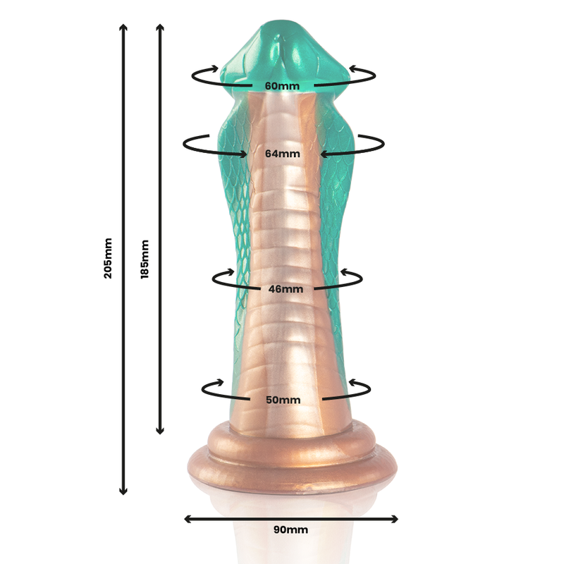 Epic Python Dildo Cobra Green | Niks.fi verkkokauppa