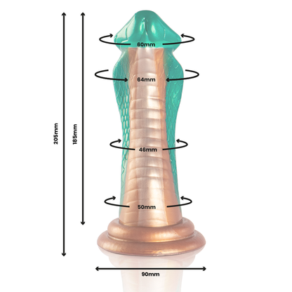 Epic Python Dildo Cobra Green | Niks.fi verkkokauppa
