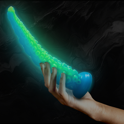 Epic Scylla Fluorescent Thin Tentacle Dildo Large Size | Niks.fi verkkokauppa