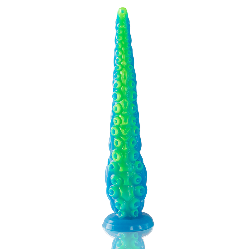 Epic Scylla Fluorescent Thin Tentacle Dildo Large Size | Niks.fi verkkokauppa