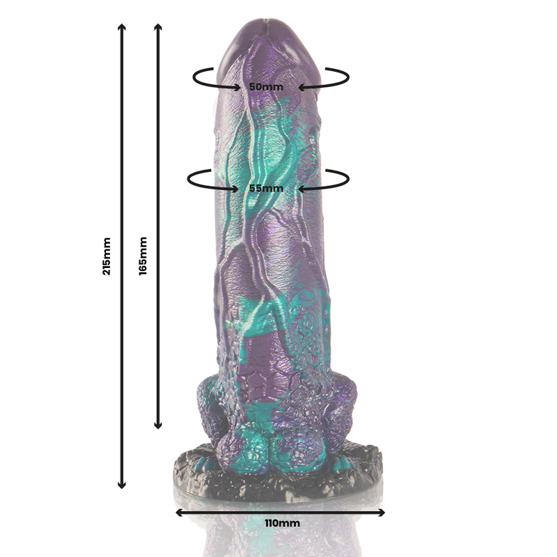 Epic Basilisk Dildo Double Scaly Pleasure Big Size | Niks.fi verkkokauppa