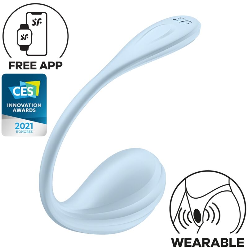 Satisfyersmooth Petal G-Point Stimulator Sky Blue Free App | Niks.fi verkkokauppa