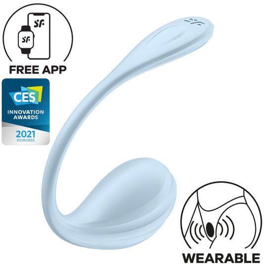 Satisfyersmooth Petal G-Point Stimulator Sky Blue Free App | Niks.fi verkkokauppa