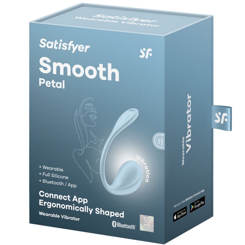 Satisfyersmooth Petal G-Point Stimulator Sky Blue Free App | Niks.fi verkkokauppa