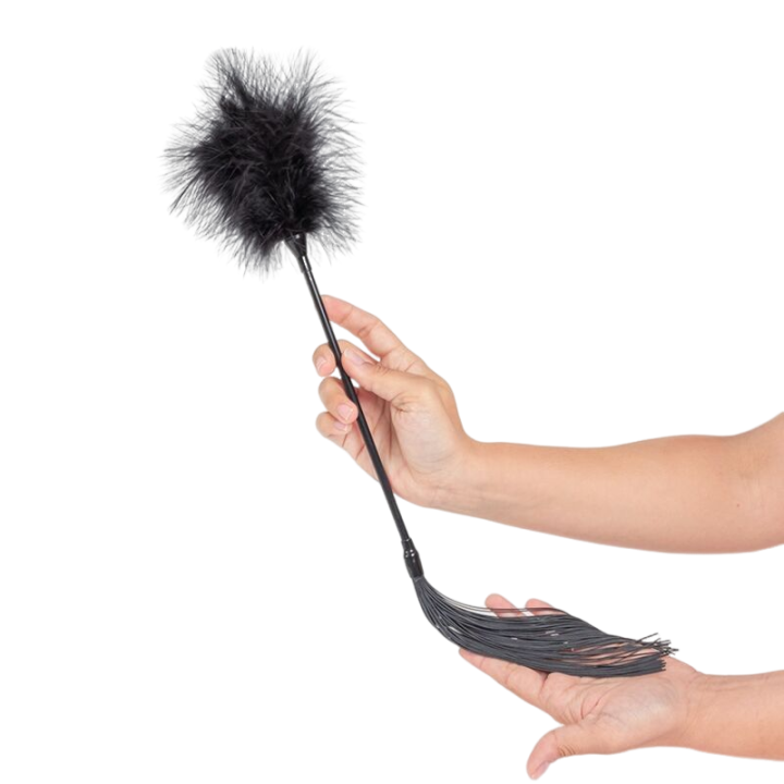 Secret Play Duster + Black Whip | Niks.fi verkkokauppa