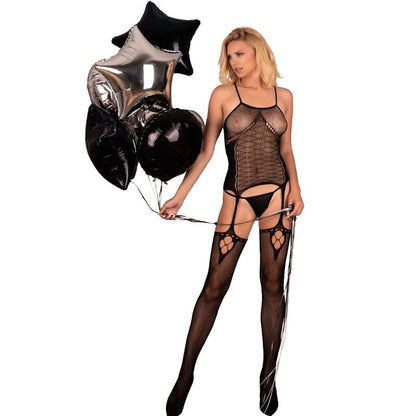 Livco Corsetti Fashionamrin Bodystocking Black One Size | Niks.fi verkkokauppa
