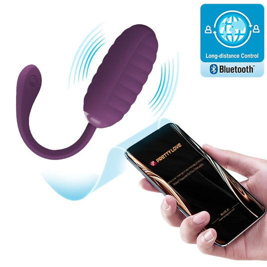 Pretty Lovecasper Purple Rechargeable Vibrating Egg | Niks.fi verkkokauppa