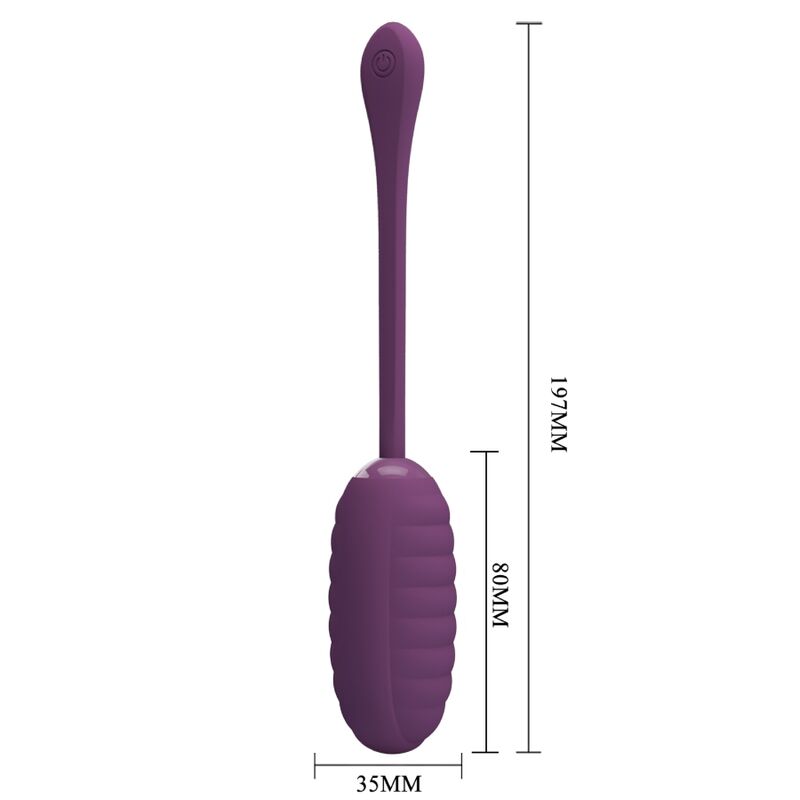 Pretty Lovecasper Purple Rechargeable Vibrating Egg | Niks.fi verkkokauppa