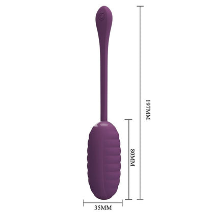 Pretty Lovecasper Purple Rechargeable Vibrating Egg | Niks.fi verkkokauppa