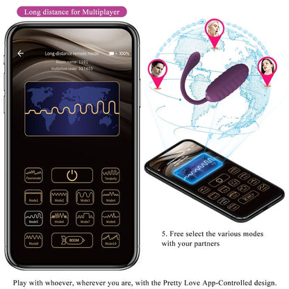 Pretty Lovecasper Purple Rechargeable Vibrating Egg | Niks.fi verkkokauppa