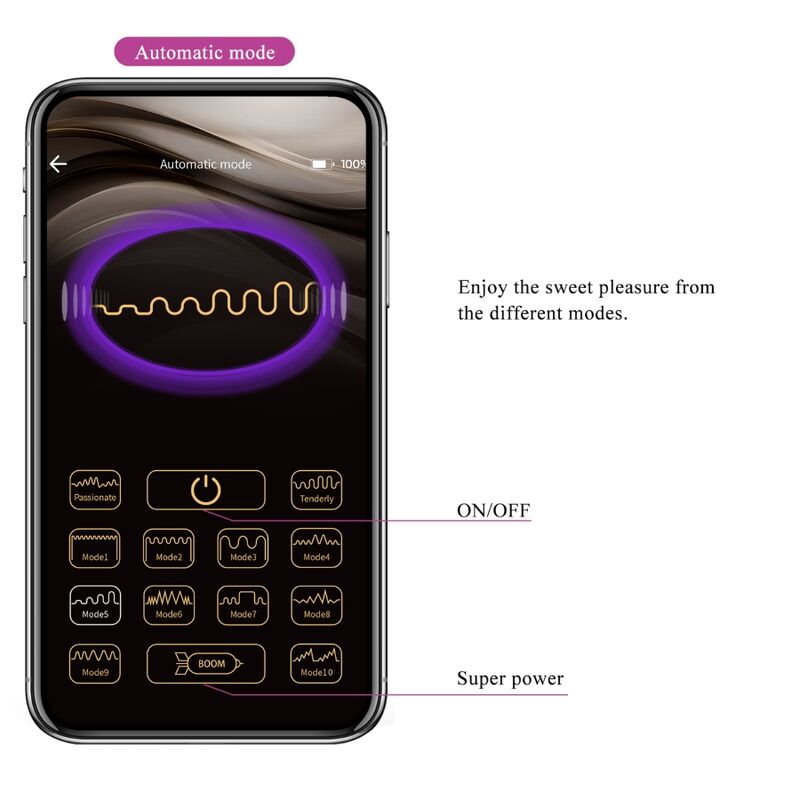 Pretty Lovecasper Purple Rechargeable Vibrating Egg | Niks.fi verkkokauppa