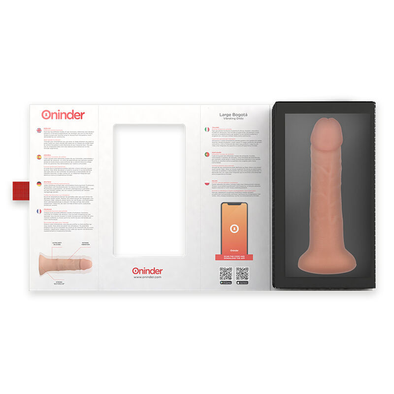 Large Bogotá Vibrator Dildo 9 Speeds Natural 22 Cm -O4.5 Cmfree App | Niks.fi verkkokauppa