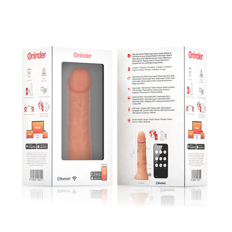 Large Bogotá Vibrator Dildo 9 Speeds Natural 22 Cm -O4.5 Cmfree App | Niks.fi verkkokauppa