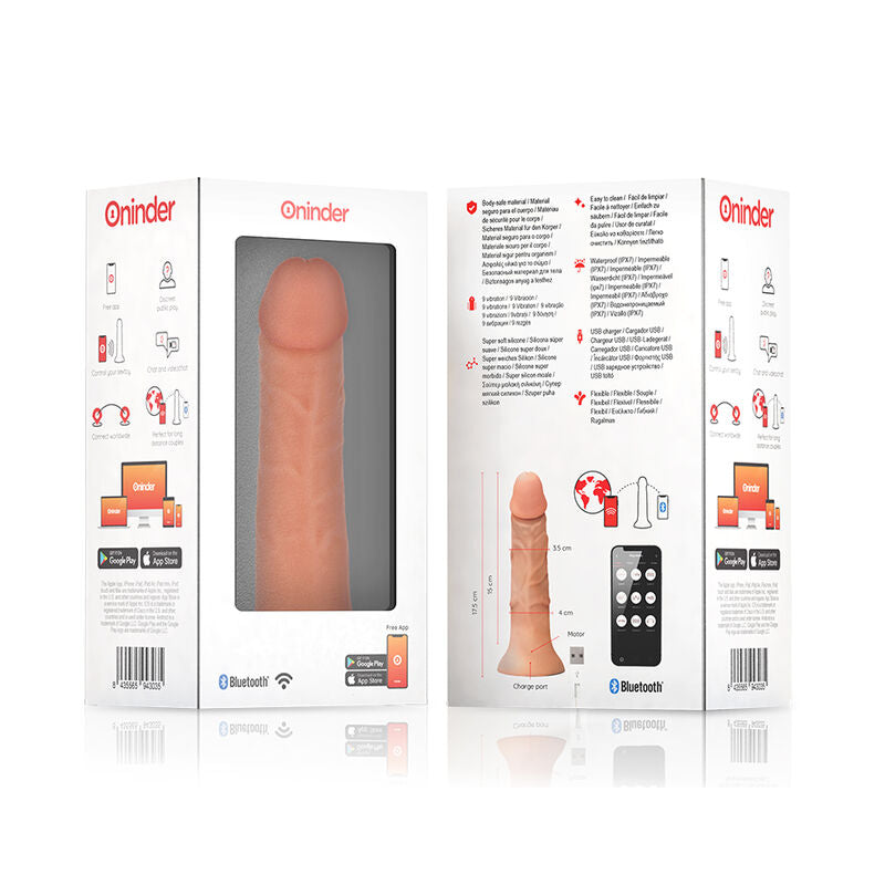 Small Bogotá Vibrator Dildo 9 Speeds Natural 17.5 Cm -O4 Cmfree App | Niks.fi verkkokauppa