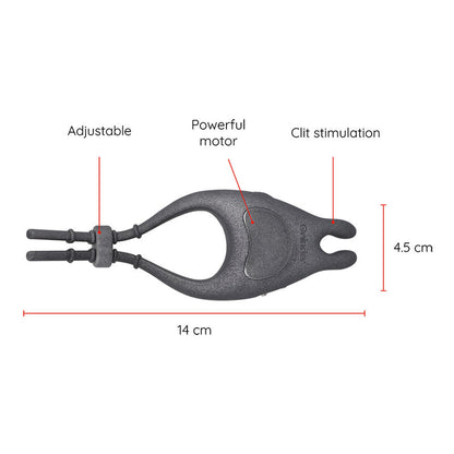 Pampa Rechargeable Adjustable Vibrator Ring With Clitoris Stimulator 10 Speedfree App | Niks.fi verkkokauppa