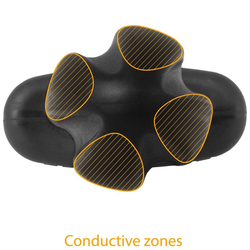 Tartarus Anal Plug Quadripolar Silicone Black | Niks.fi verkkokauppa