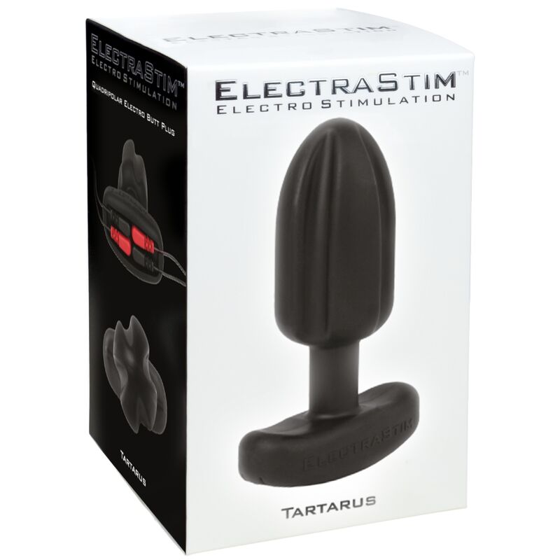 Tartarus Anal Plug Quadripolar Silicone Black | Niks.fi verkkokauppa