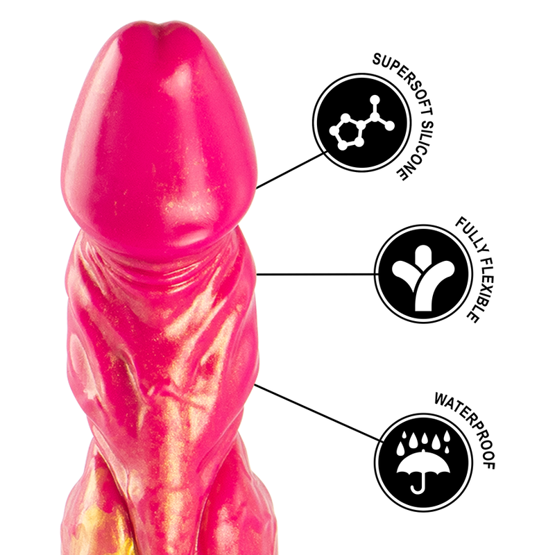 Epic Cerberus Dildo Mythological Fire | Niks.fi verkkokauppa