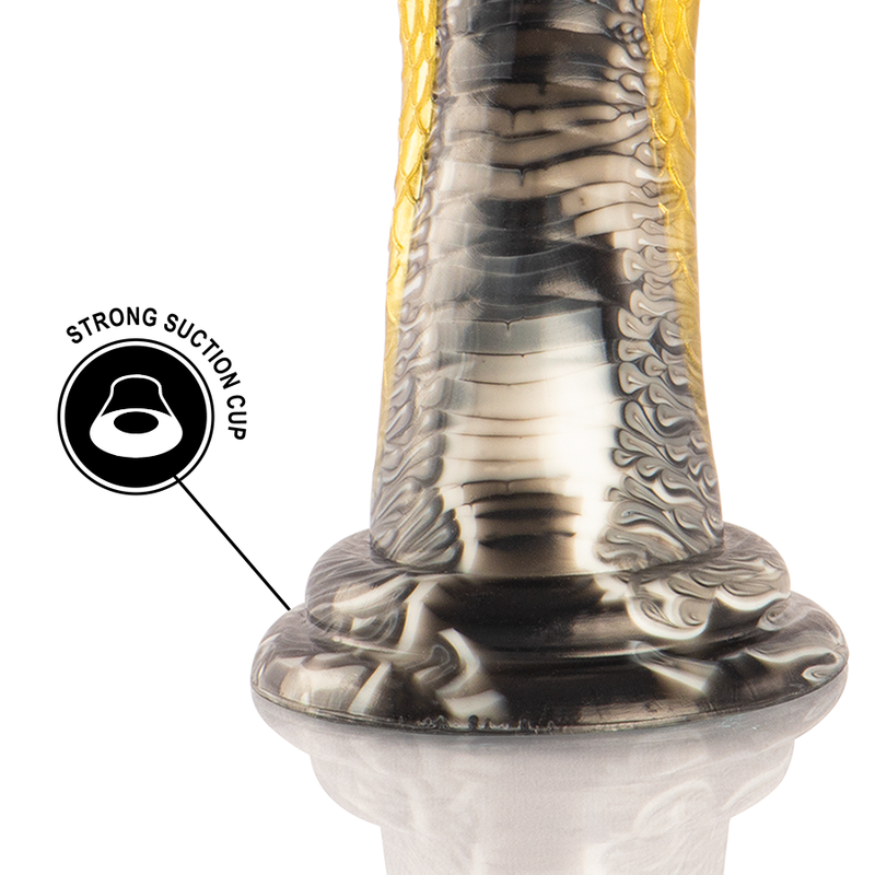 Epic Drakon Dildo Yellow Cobra | Niks.fi verkkokauppa