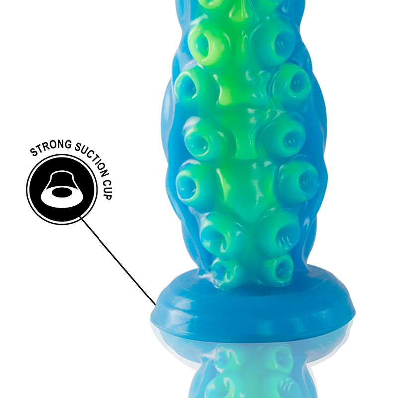 Epic Scylla Fluorescent Thin Tentacle Dildo Large Size | Niks.fi verkkokauppa