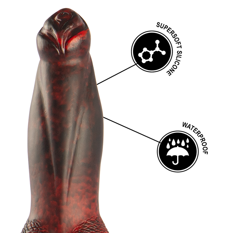 Prometheus Dildo Titan In Flames Rechargeable Remote Control | Niks.fi verkkokauppa