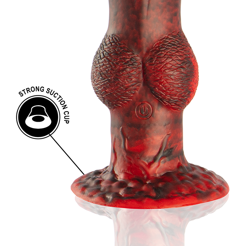 Prometheus Dildo Titan In Flames Rechargeable Remote Control | Niks.fi verkkokauppa