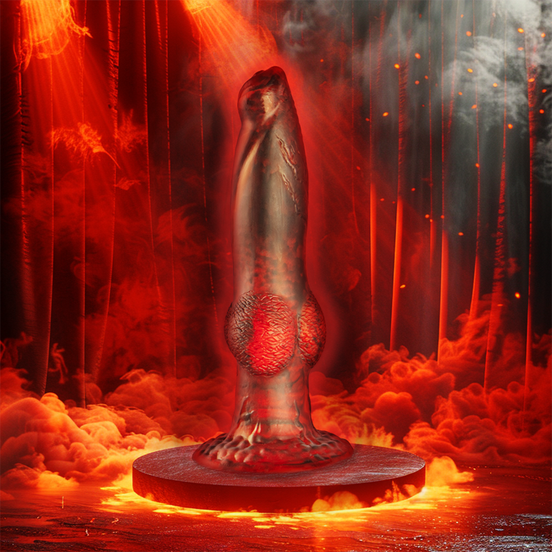 Prometheus Dildo Titan In Flames Rechargeable Remote Control | Niks.fi verkkokauppa
