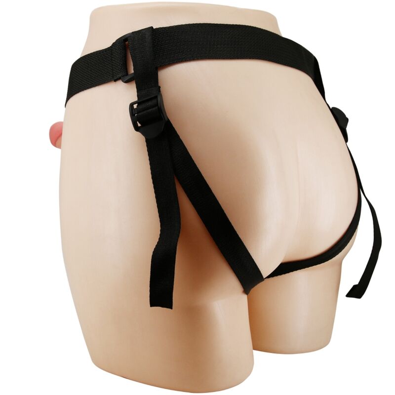 Mavis Harness Universal Briefs With Dildo 19 Cm Natural | Niks.fi verkkokauppa