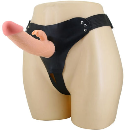 Mavis Harness Universal Briefs With Dildo 19 Cm Natural | Niks.fi verkkokauppa