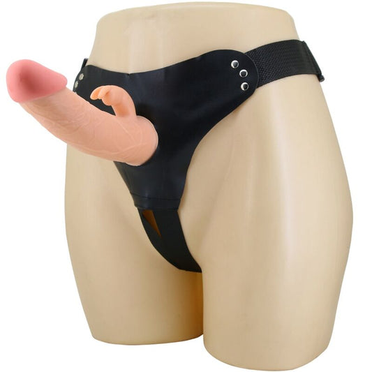 Mavis Harness Universal Briefs With Dildo 19 Cm Natural | Niks.fi verkkokauppa