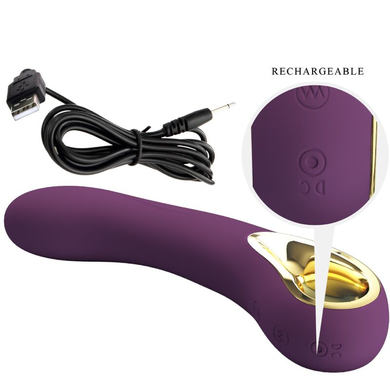 Pretty Loveethan Rechargeable Vibrator Lila | Niks.fi verkkokauppa