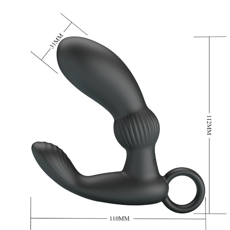 Cayla Anal Vibrator Massager Black | Niks.fi verkkokauppa