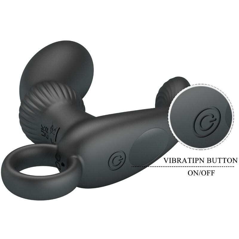 Cayla Anal Vibrator Massager Black | Niks.fi verkkokauppa