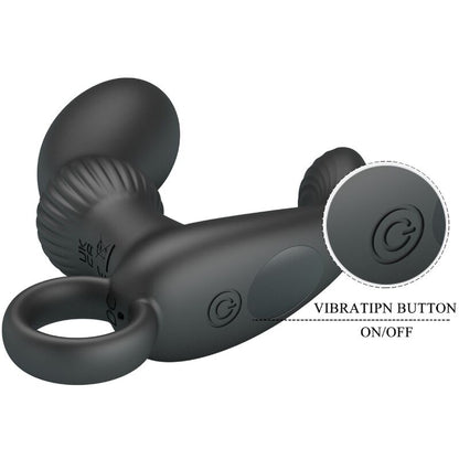 Cayla Anal Vibrator Massager Black | Niks.fi verkkokauppa