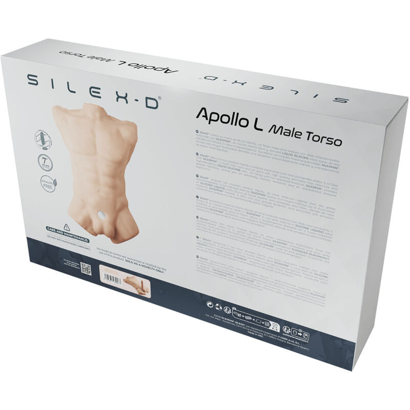 Silexd Apollo L Realistic Male Torso | Niks.fi verkkokauppa