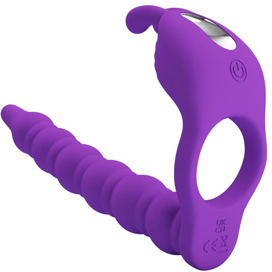 Blackney Penis Ring With Lila Vibrator Plug | Niks.fi verkkokauppa