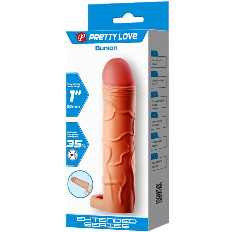 Pretty Lovebunion Penis Extender Cover Flesh | Niks.fi verkkokauppa