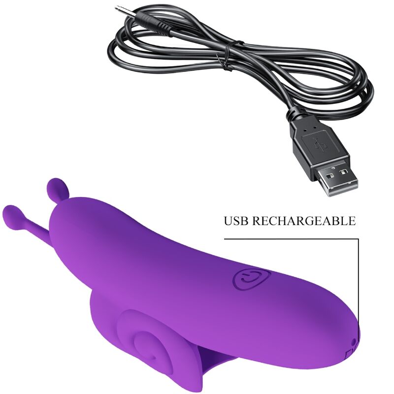 Snail Powerful Purple Finger Stimulator | Niks.fi verkkokauppa