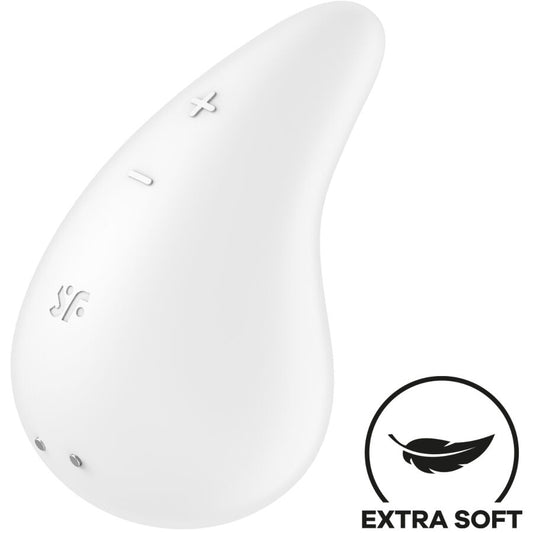 Satisfyerdew Drop Vibrator Lay-On White | Niks.fi verkkokauppa