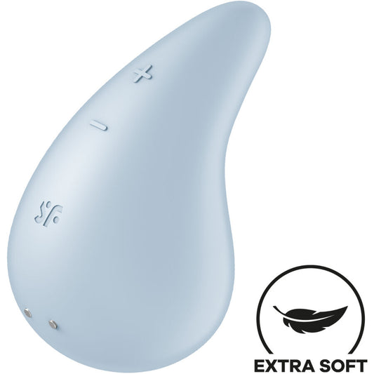 Satisfyerdew Drop Vibrator Lay-On Blue | Niks.fi verkkokauppa