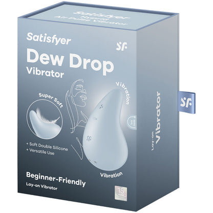 Satisfyerdew Drop Vibrator Lay-On Blue | Niks.fi verkkokauppa