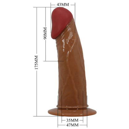 Pretty Love Harness Briefs Starks Multi-Speed Vibration Dildo 17,5 Cm Light Brown | Niks.fi verkkokauppa