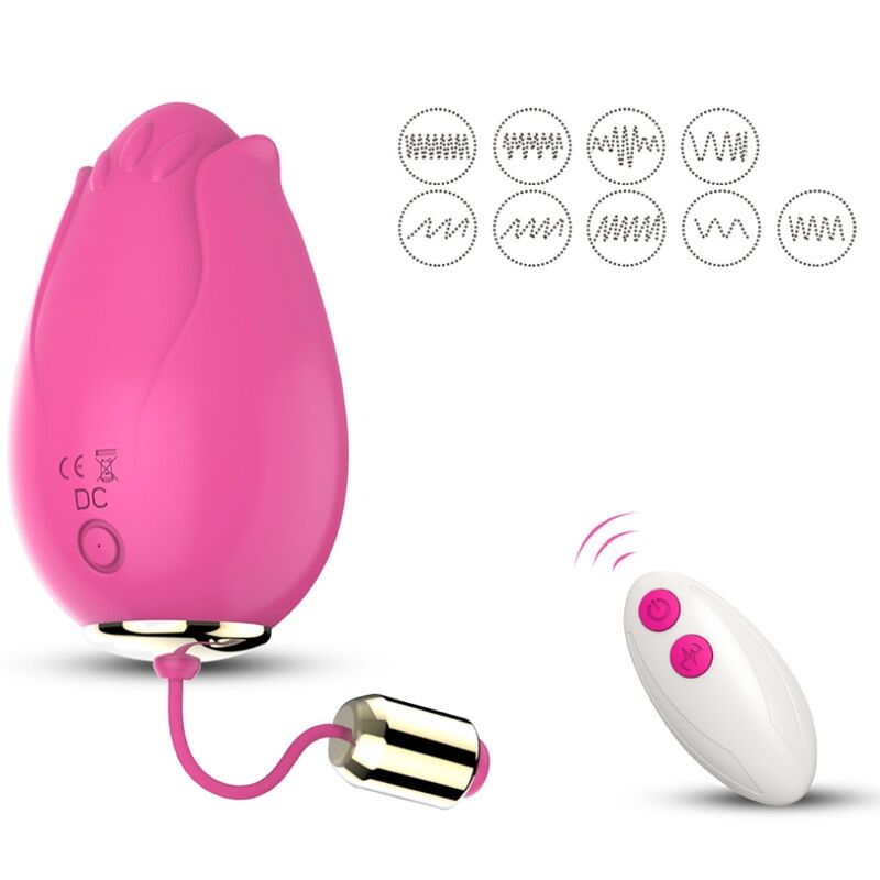 Armony Mandala Egg Vibrator G-Spot Remote Control Fuchsia | Niks.fi verkkokauppa