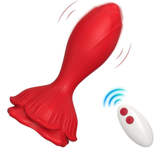 Armony Pink Vibrator & Anal Plug Small Remote Control Red | Niks.fi verkkokauppa