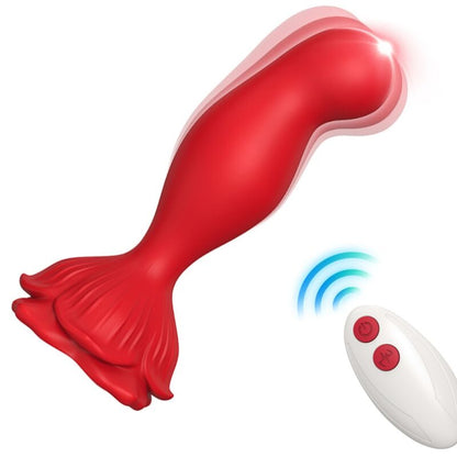 Armony Pink Vibrator & Anal Plug Remote Control Red | Niks.fi verkkokauppa