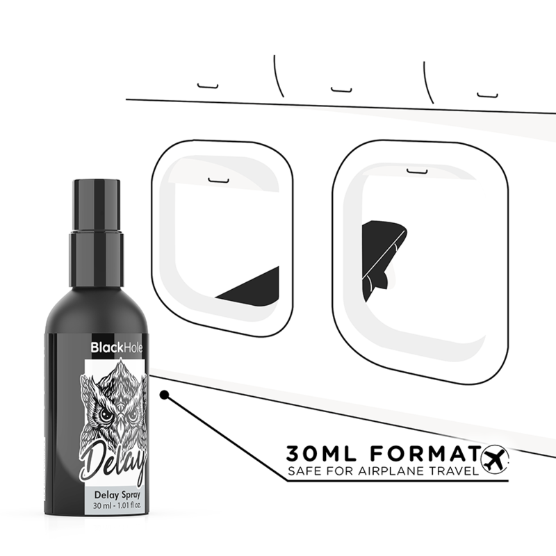 Black Hole Delay Spray Water Based 30 Ml | Niks.fi verkkokauppa