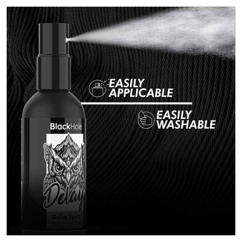Black Hole Delay Spray Water Based 30 Ml | Niks.fi verkkokauppa